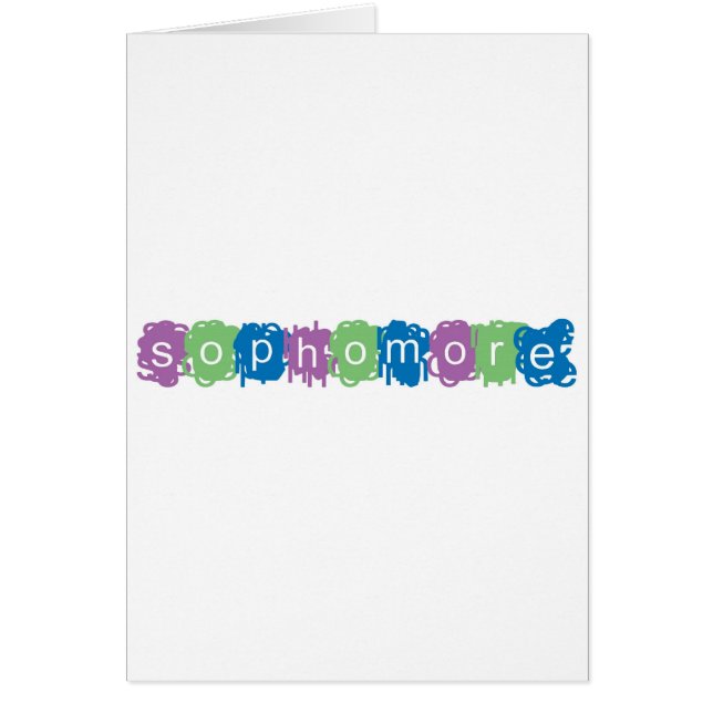 Cartão Estudante de segundo ano de universidade (Frente)