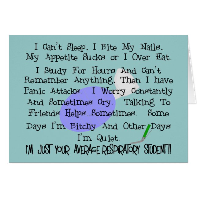 Cartão Estudante respiratório médio (Frente Horizontal)
