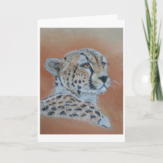 Cartão Estudo Cheeta Birthday Card (Frente)