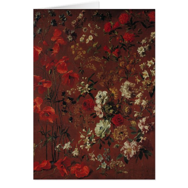 Cartão Estudo das flores, 1720 (Frente)