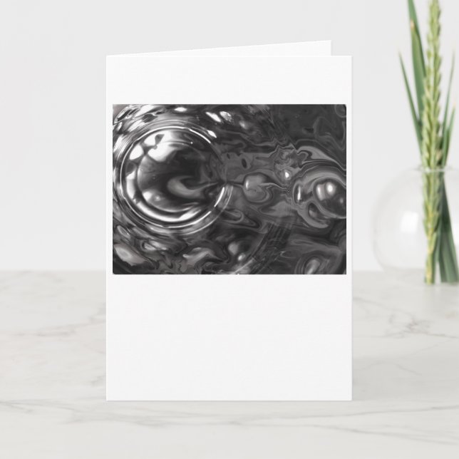 Cartão Estudo de cor abstrato 443/Noir, placa (Frente)