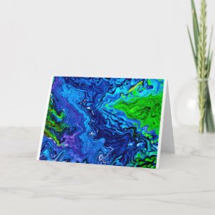 Cartão Estudo de cor abstrato 68, placa