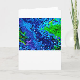 Cartão Estudo de cor abstrato 68, placa