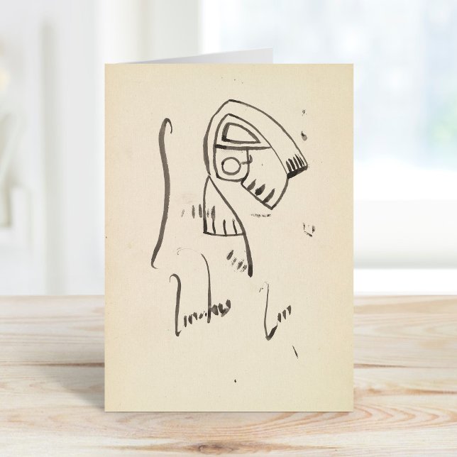 Cartão Estudos Esculturais | Henri Gaudier-Brzeska (Criador carregado)