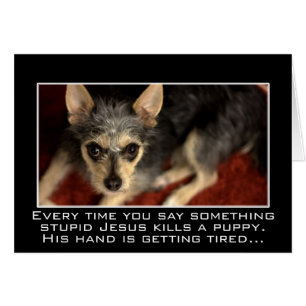 Cartão Estupidez matar inocentes