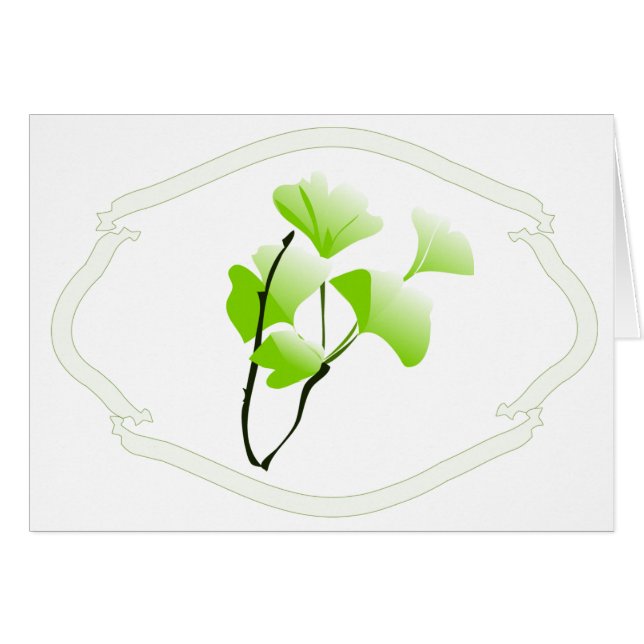 Cartão Esverdeie-o (Frente Horizontal)