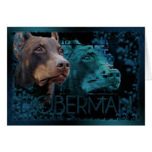Cartão Eternidade - Doberman