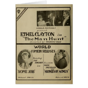 Cartão Ethel Clayton Dressler Tincher expositor e 1918