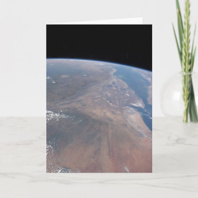 Cartão Etiópia E Parte Do Mar Vermelho (Frente)