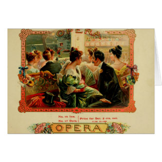 Cartão Etiqueta de Caixa de Cigarro Vintage