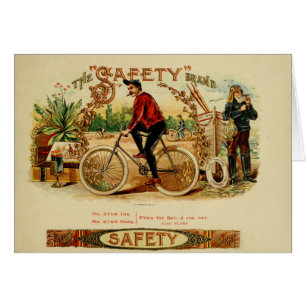 Cartão Etiqueta de Caixa de Cigarro Vintage