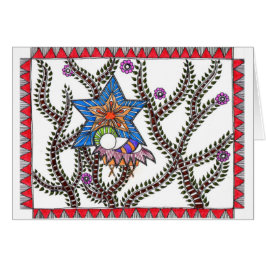 Cartão étnico do Natal de Emmanuel