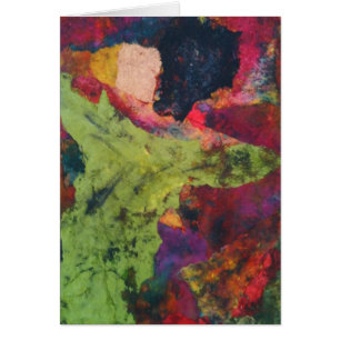 Cartão étnico vazio da arte do Revivalist