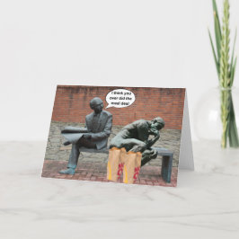 Cartão Eu acho que você fez o negócio da refeição.