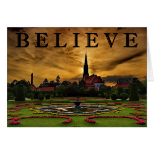 Cartão Eu acredito