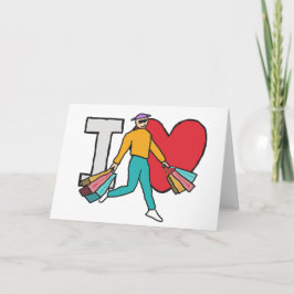 Cartão Eu adoro Comprar