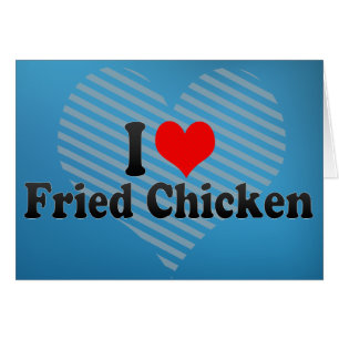 Cartão Eu Adoro Frango Frito