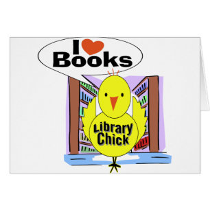 Cartão Eu Adoro Livros