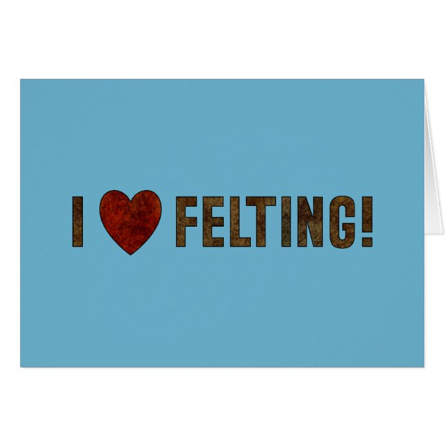 Cartão Eu Adoro Sentir (Frente Horizontal)