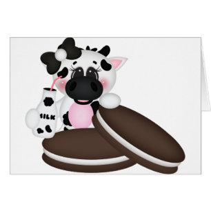 Cartão Eu Adoro Vaca De Leite