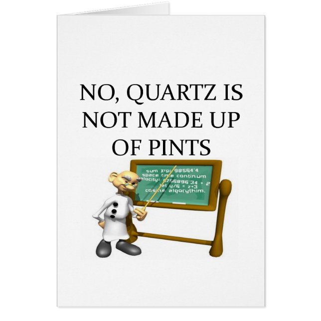 Cartão eu amo a geologia (Frente)