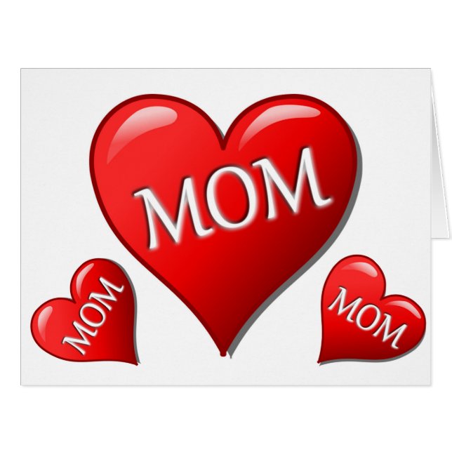 CARTÃO EU AMO A MÃE (Frente horizontal)