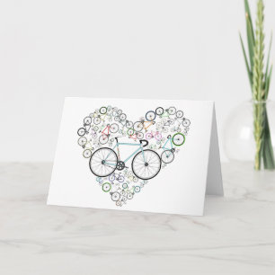 Cartão Eu Amo A Minha Bicicleta