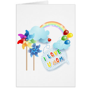 Cartão Eu amo a tua mãe