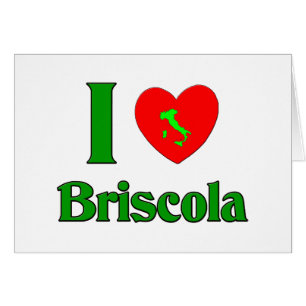 Cartão Eu amo Briscola