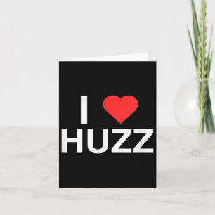 Cartão Eu Amo (coração) Huzz Funny Gen Z Novidade Meme Co