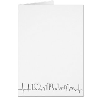 Cartão Eu amo Denver em um estilo extraordinário