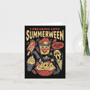 Cartão Eu Amo Doidamente o Summerween