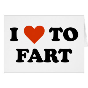 Cartão Eu amo Fart