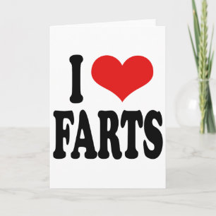 Cartão Eu Amo Farts