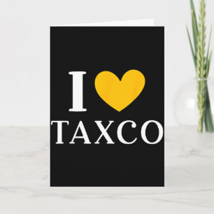Cartão Eu amo férias no México Taxco