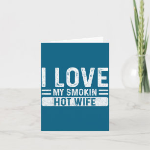 Cartão Eu Amo Fumando Esposa Marido Dia dos Namorados