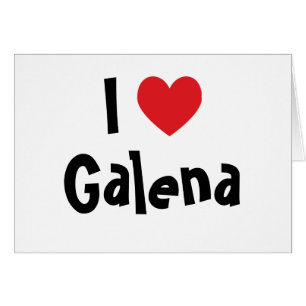 Cartão Eu Amo Galena