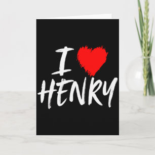 Cartão Eu Amo Henry Namorado Marido Filho Neto Avô Dia do