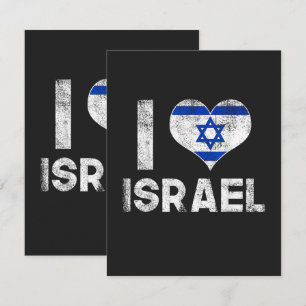 Cartão Eu Amo Israel