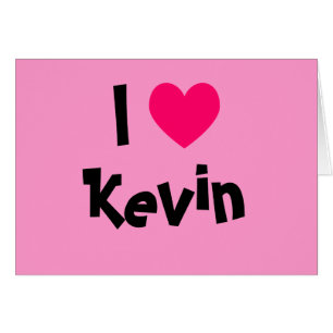 Cartão Eu Amo Kevin