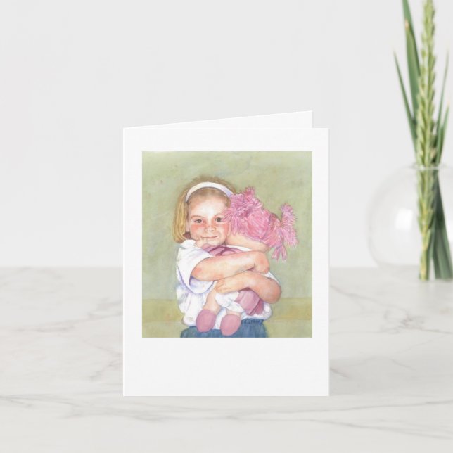 Cartão Eu Amo Meu Bebê Notecard (Frente)