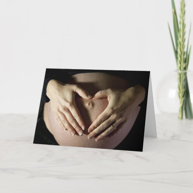 Cartão Eu Amo Meu Bump (Frente)