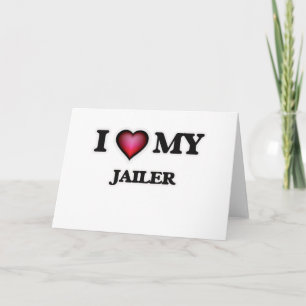 Cartão Eu amo meu Jailer