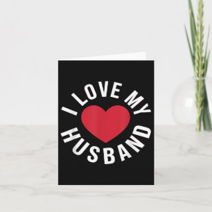 Cartão Eu Amo Meu Marido Casamento Aniversário Coração Me