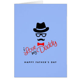Cartão Eu Amo Meu Pai