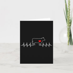 Cartão Eu Amo Minha Válvula Cardíaca Ekg Batimento Cardía