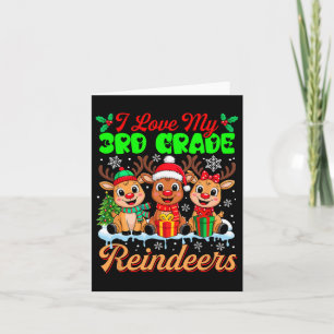 Cartão Eu Amo Minhas Rebeldes Do 3º Ano Três Rebeldes Xma