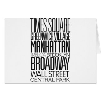 Cartão Eu amo NY