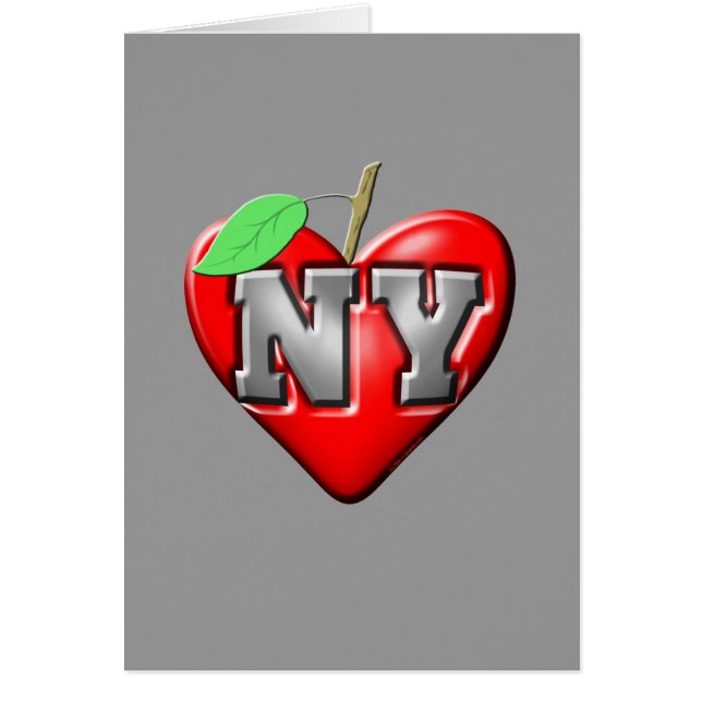 Cartão Eu amo NY (Frente)