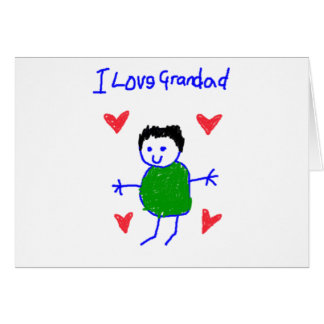 Cartão Eu amo o Grandad